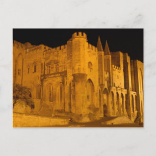 Frankrijk, Avignon, Provence, Pauselijk Paleis 's Briefkaart