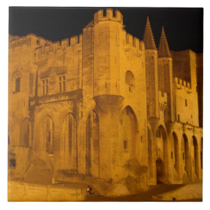 Frankrijk, Avignon, Provence, Pauselijk Paleis 's  Tegeltje