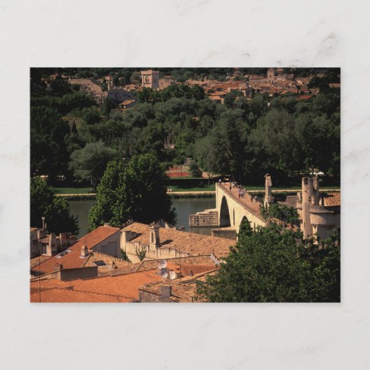 Frankrijk, Avignon, Provence. Pont St., Benezet. Briefkaart (Voorkant)