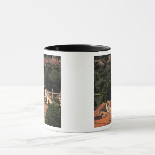 Frankrijk, Avignon, Provence. Pont St., Benezet. Mok (Midden)