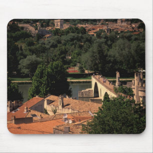 Frankrijk, Avignon, Provence. Pont St, Benezet. Muismat