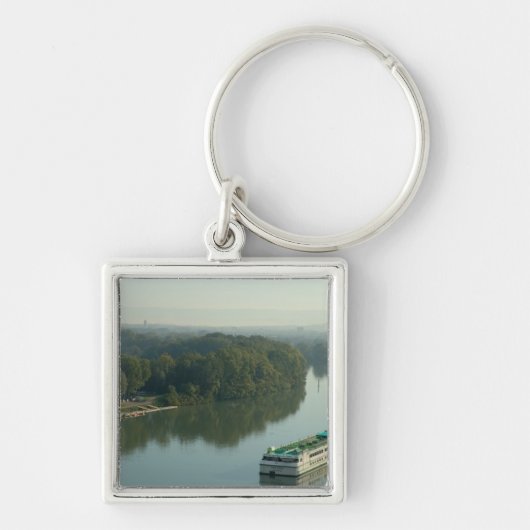 Frankrijk, Avignon, Provence, Van Gogh rivierboot Sleutelhanger (Voorkant)