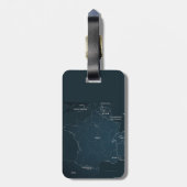 Frankrijk Bagagelabel met lederriem (Achterkant verticaal)