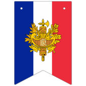 Frankrijk Banner, Emblem, Franse vlaggenpartij/bru Vlaggetjes (Eerste vlag)