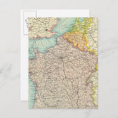 Frankrijk, België en Nederland Briefkaart (Voorkant / Achterkant)