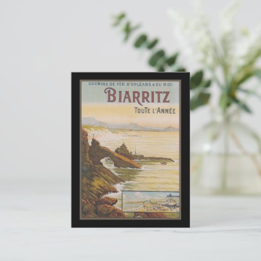 Frankrijk Biarritz Briefkaart (Staand voorkant)