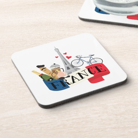Frankrijk Bier Onderzetter (Linkerzijde)