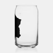 Frankrijk Blikvorm Glas (Links)