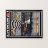 Frankrijk - Bordeaux - I Love - Legpuzzel (Horizontaal)