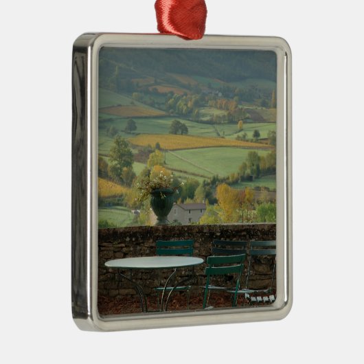 Frankrijk, Bourgogne, regio Maconnais, Chateau de Metalen Ornament (Rechts)