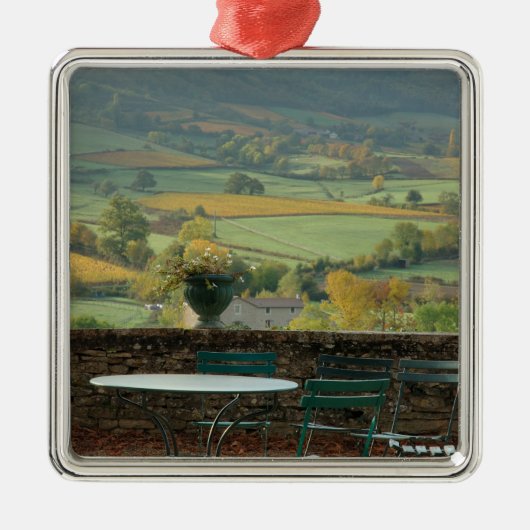 Frankrijk, Bourgogne, regio Maconnais, Chateau de Metalen Ornament (Voorkant)