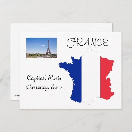Frankrijk Briefkaart (Voorkant / Achterkant)