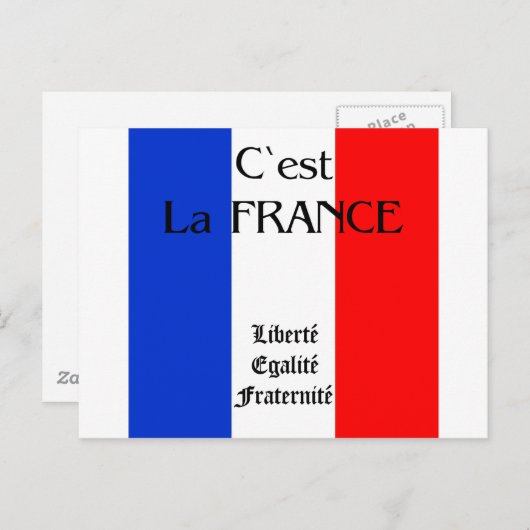 Frankrijk Briefkaart (Voorkant / Achterkant)