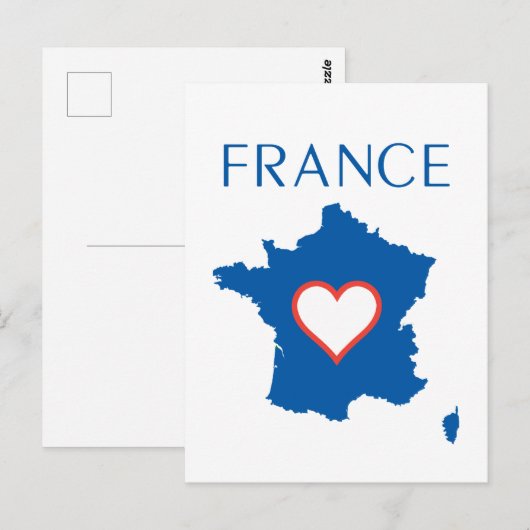 Frankrijk Briefkaart (Voorkant / Achterkant)
