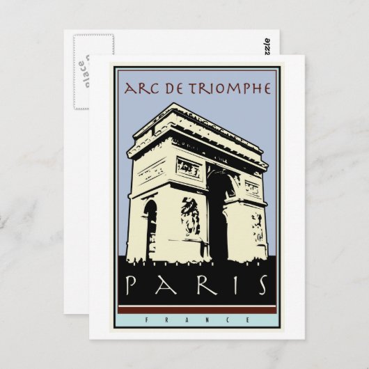 Frankrijk Briefkaart (Voorkant / Achterkant)