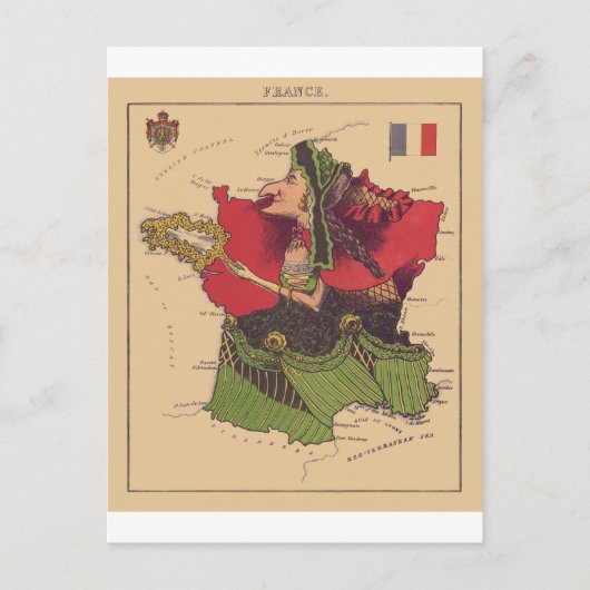 Frankrijk Briefkaart (Voorkant)