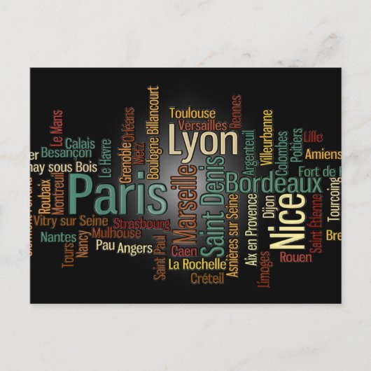 FRANKRIJK Briefkaart (Voorkant)