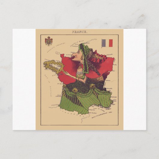 Frankrijk Briefkaart (Voorkant)
