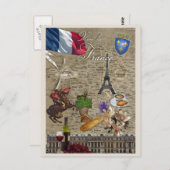 Frankrijk Briefkaart (Voorkant / Achterkant)