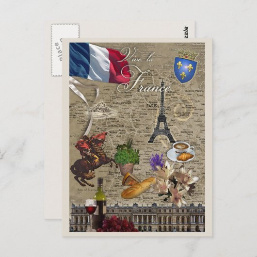 Frankrijk Briefkaart (Voorkant / Achterkant)