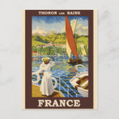 Frankrijk Briefkaart Frans Poster Vintage Travel (Voorkant)