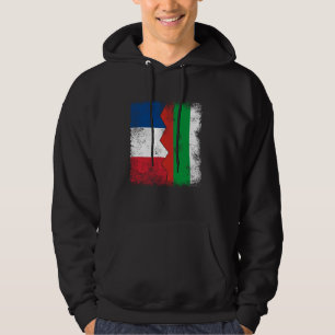 Frankrijk Bulgarije vlaggen half Bulgaarse Franse Hoodie