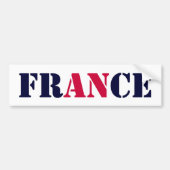 FRANKRIJK BUMPERSTICKER (Voorkant)
