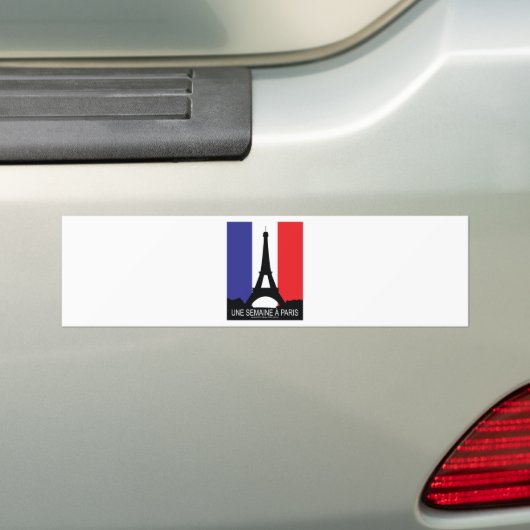 Frankrijk Bumpersticker (Op auto)