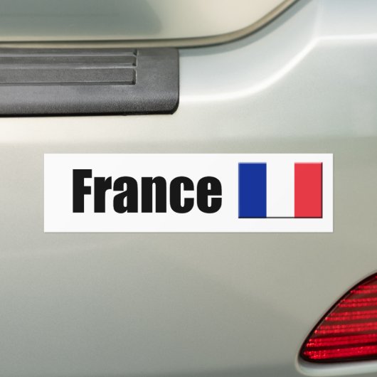 FRANKRIJK BUMPERSTICKER (Op auto)