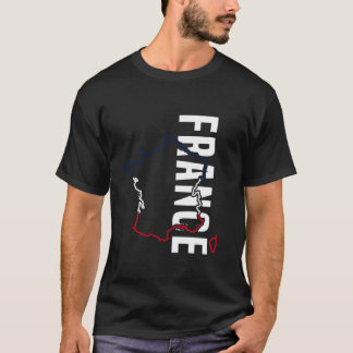 Frankrijk Cadeau Franse Vlag Eiffeltoren Frankrijk T-shirt