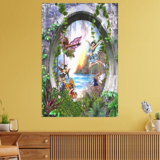 Frankrijk Canvas Afdruk (Insitu (Woonkamer))