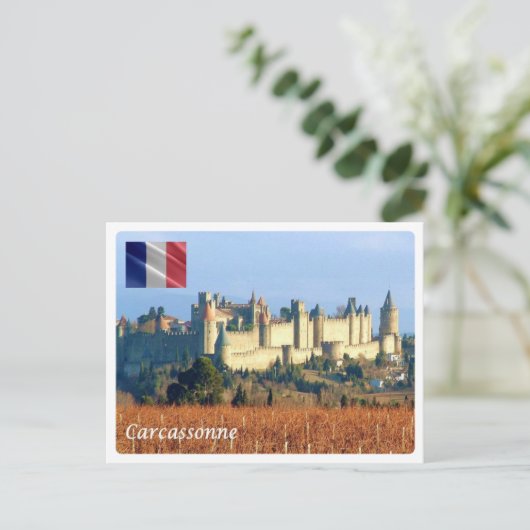 Frankrijk - Carcassonne - Briefkaart (Staand voorkant)