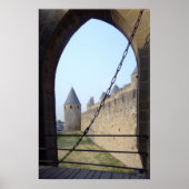 Frankrijk - Carcassonne - Gateway bridge Poster (Voorkant)