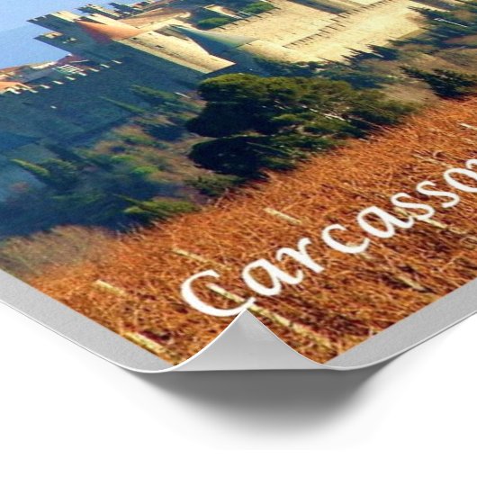 Frankrijk - Carcassonne - Poster (Hoek)