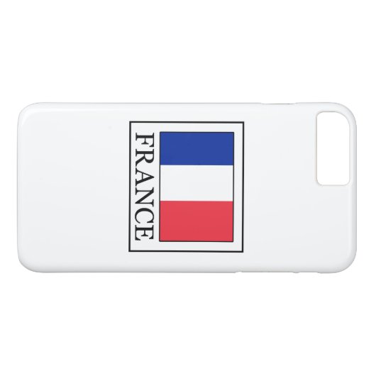 Frankrijk Case-Mate iPhone Case (Achterkant (Horizontaal))