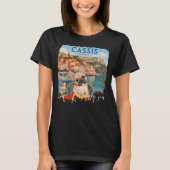 FRANKRIJK • Cassis Franse Bulldog T-shirt (Voorkant)