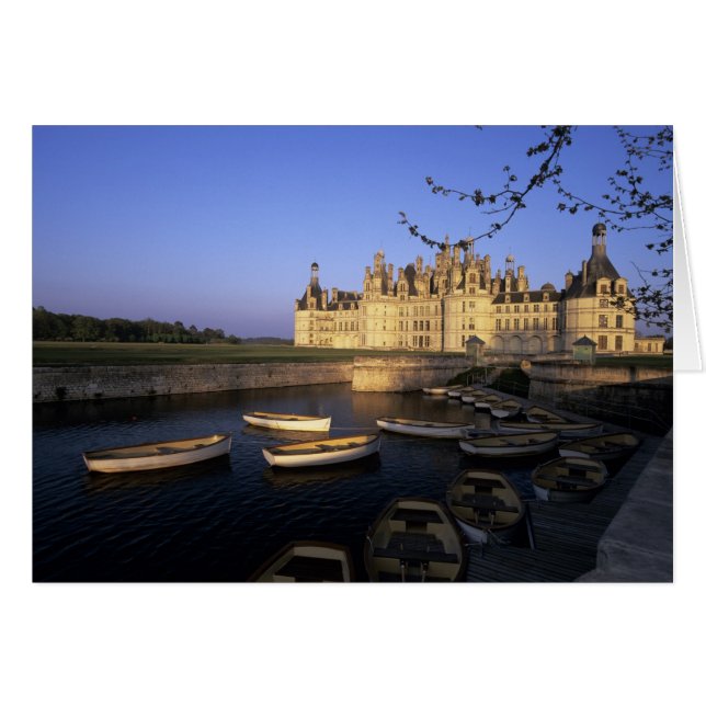 Frankrijk, Centre, Loir et Cher, Kasteel Chambord (Voorkant Horizontaal)