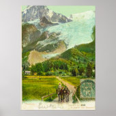  Frankrijk, Chamonix 1907 Poster (Voorkant)