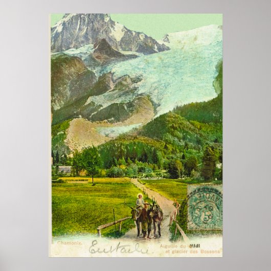  Frankrijk, Chamonix 1907 Poster (Voorkant)