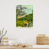  Frankrijk, Chamonix 1907 Poster (Keuken)