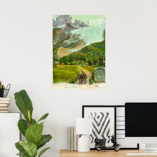  Frankrijk, Chamonix 1907 Poster (Thuiskantoor)