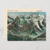 Frankrijk, Chamonix, Mont Blanc Briefkaart (Voorkant / Achterkant)