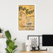 Frankrijk-Champagne, 1891 - Oude Eten & Drinken Poster (Thuiskantoor)