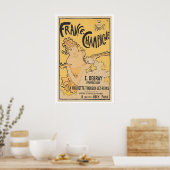 Frankrijk-Champagne, 1891 - Oude Eten & Drinken Poster (Keuken)