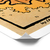 Frankrijk Champagne  Drink wijn en kunst Poster (Hoek)