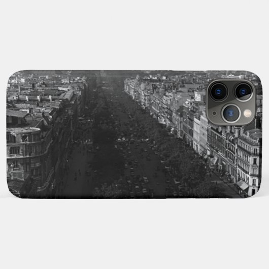 Frankrijk champs elysee avenue Case-Mate iPhone Case (Achterkant (horizontaal))
