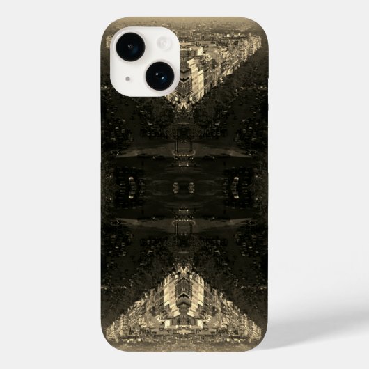  Frankrijk champs elysee avenue Case-Mate iPhone Case (Achterkant)