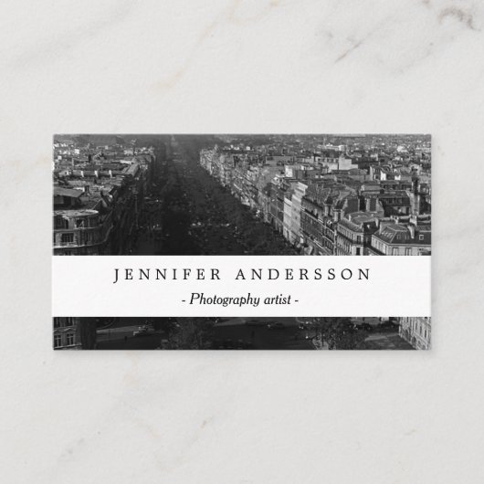  Frankrijk champs elysee avenue Visitekaartje (Voorkant)