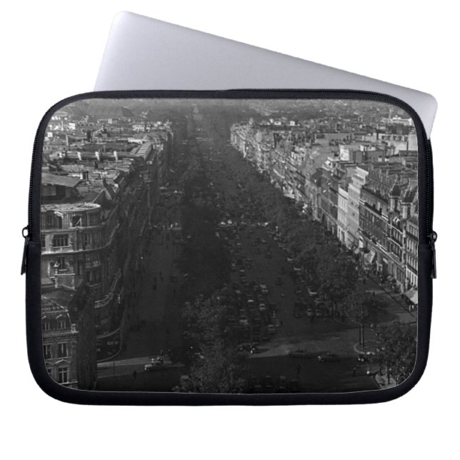  Frankrijk champs elyses avenue Mouse P Laptop Sleeve (Voorkant)