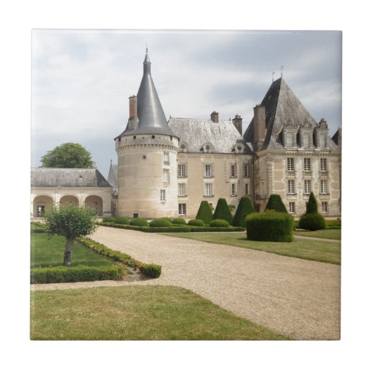 Frankrijk Chateau Castle Landmark Historisch Tegeltje (Voorkant)